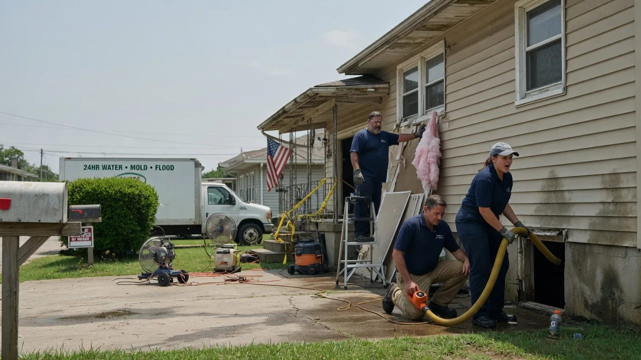 Water Damage Repair in Harrah, OK near me